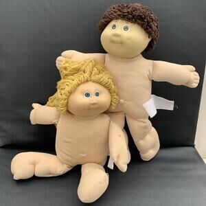 Vintage Cabbage Patch Doll Lot Girl Boy  Blonde Hair Brown Hair